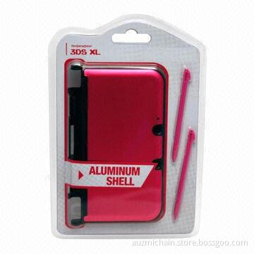 3DS XL Aluminum Shell with 2 Stylus Pens (Pink) - Hyperkin